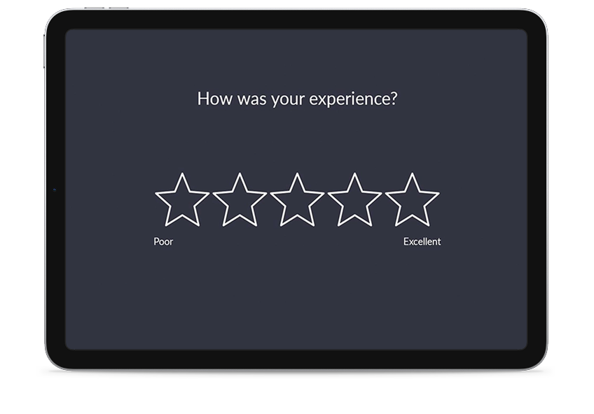 Feedback on tablet