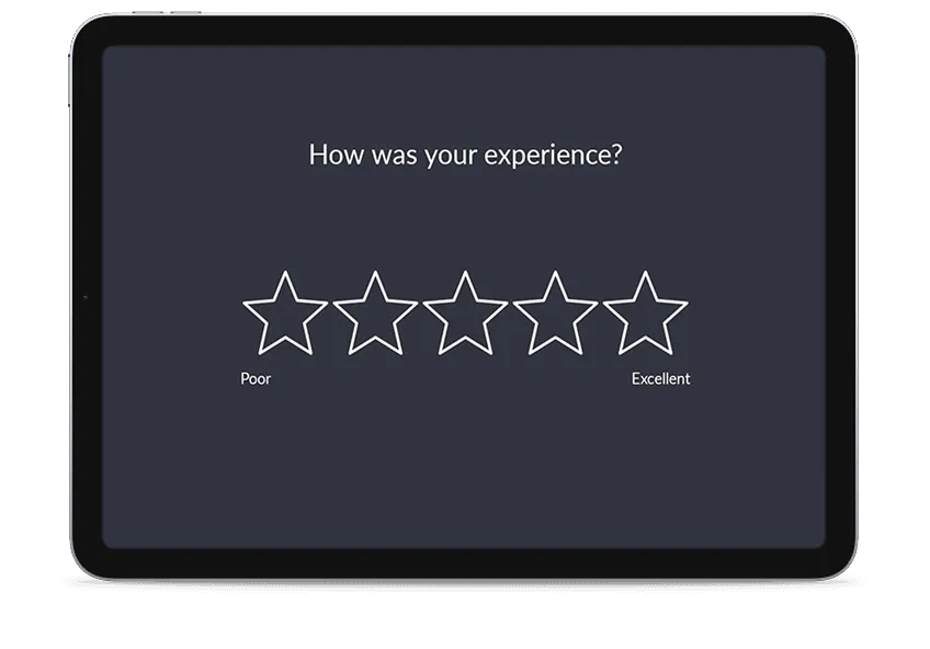 Feedback on tablet