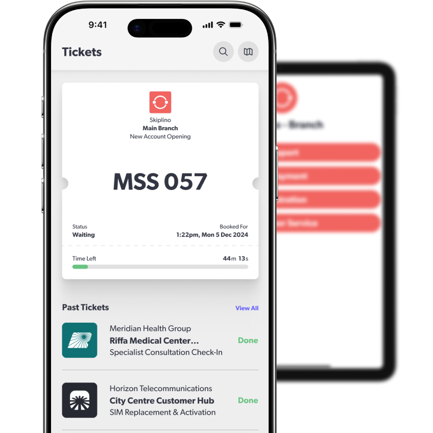 Remote and On-site Queue Booking