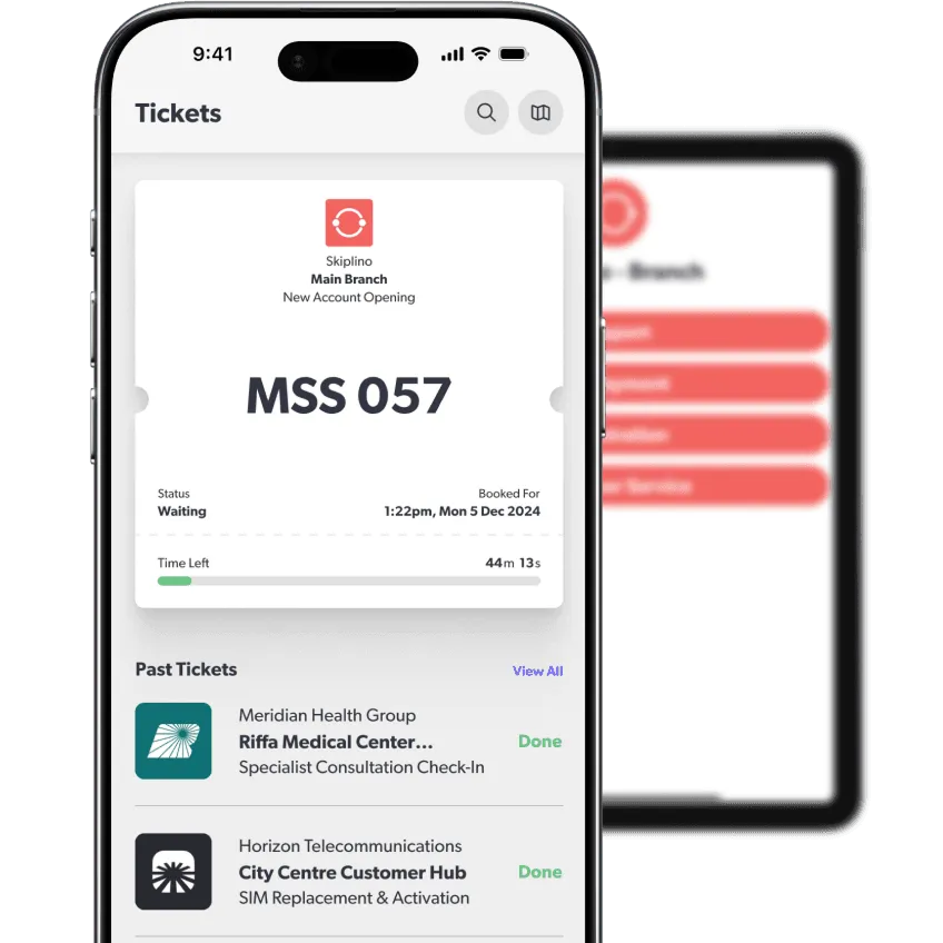 Remote and On-site Queue Booking